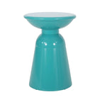 Table d'appoint d'extérieur en métal Pelon par Christopher Knight Home