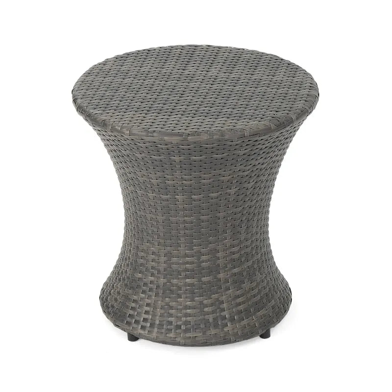 Table d'appoint d'extérieur Adriana Boho en osier par Christopher Knight Home