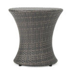Table d'appoint d'extérieur Adriana Boho en osier par Christopher Knight Home