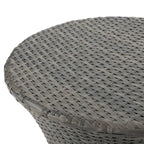 Table d'appoint d'extérieur Adriana Boho en osier par Christopher Knight Home