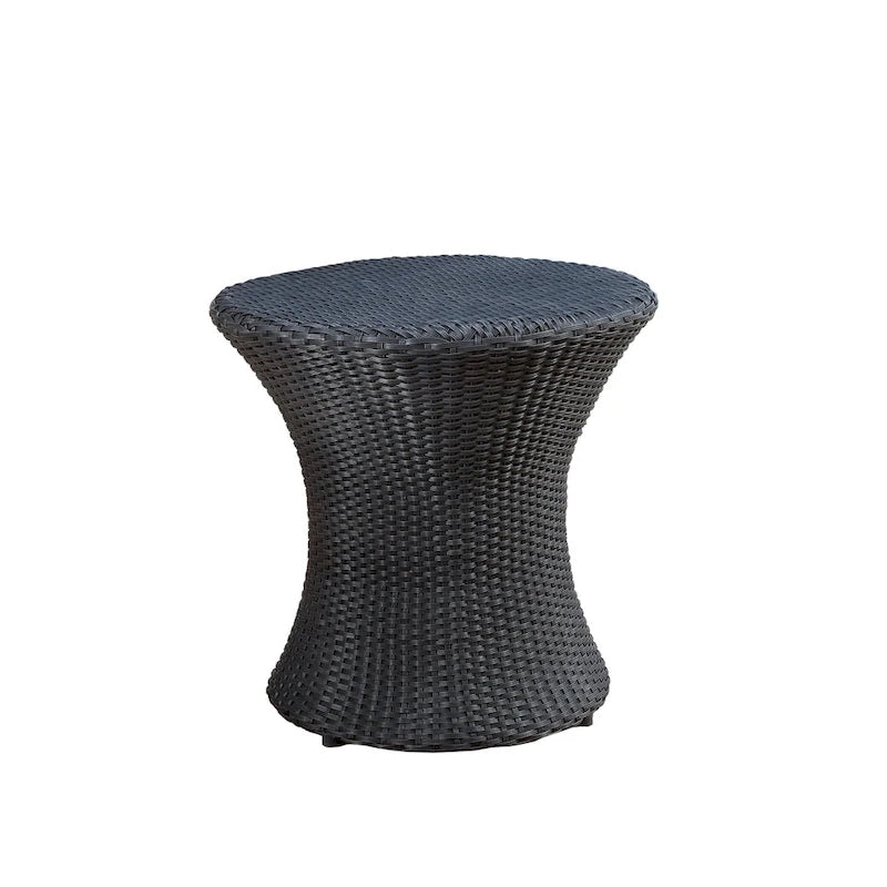 Table d'appoint d'extérieur Adriana Boho en osier par Christopher Knight Home