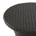 Table d'appoint d'extérieur Adriana Boho en osier par Christopher Knight Home