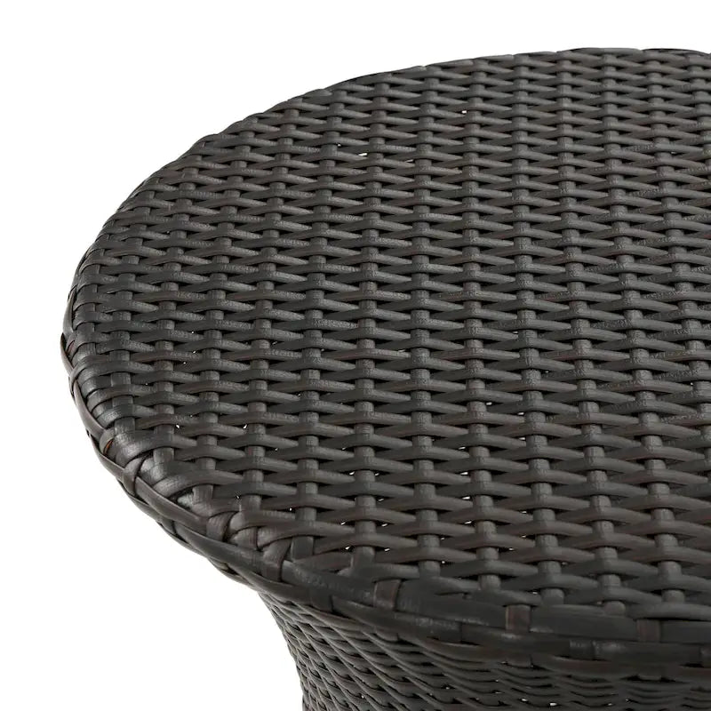 Table d'appoint d'extérieur Adriana Boho en osier par Christopher Knight Home