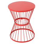 Table d'appoint ronde en fer forgé Lassen par Christopher Knight Home