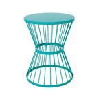 Table d'appoint ronde en fer forgé Lassen par Christopher Knight Home