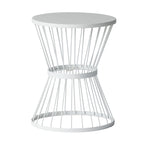 Table d'appoint ronde en fer forgé Lassen par Christopher Knight Home