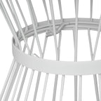 Table d'appoint ronde en fer forgé Lassen par Christopher Knight Home