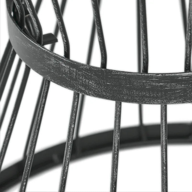 Table d'appoint ronde en fer forgé Lassen par Christopher Knight Home