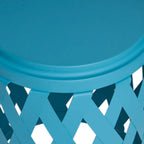 Ensemble de tables d'appoint gigognes Selen Outdoor de 12 et 14 pouces en treillis par Christopher Knight Home