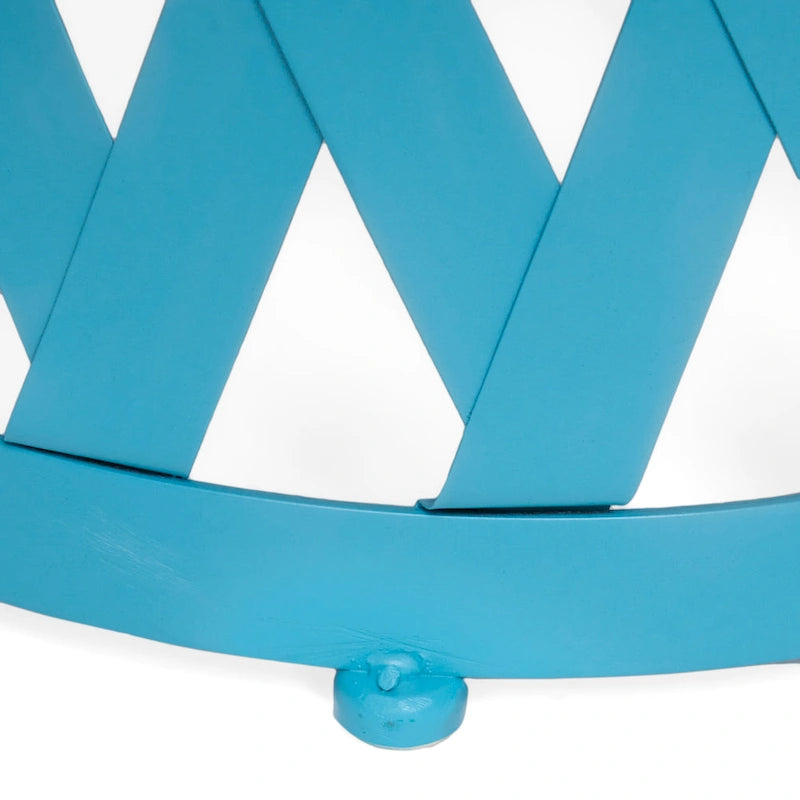 Ensemble de tables d'appoint gigognes Selen Outdoor de 12 et 14 pouces en treillis par Christopher Knight Home