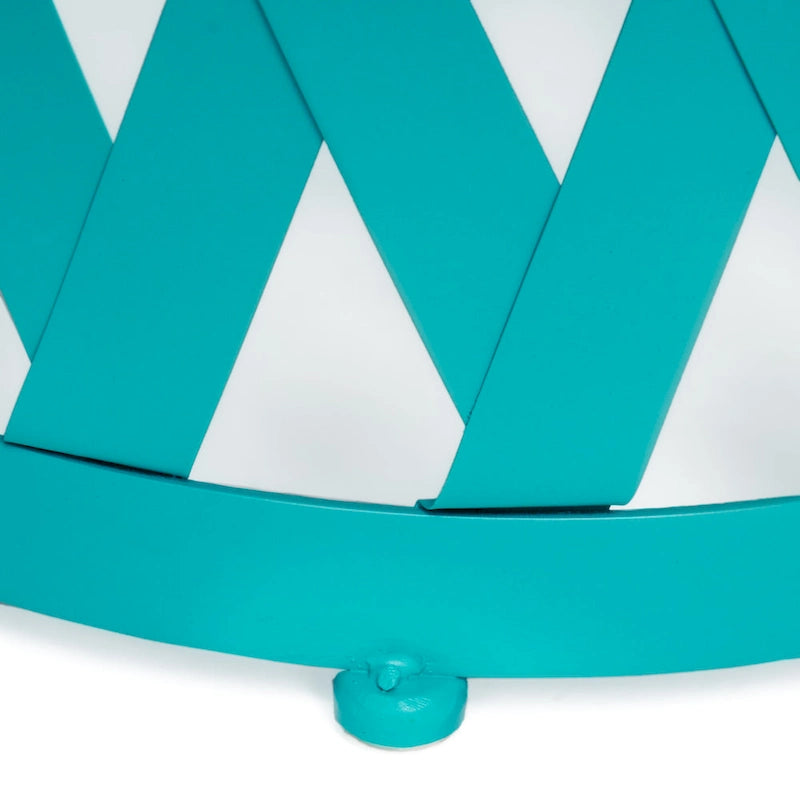 Ensemble de tables d'appoint gigognes Selen Outdoor de 12 et 14 pouces en treillis par Christopher Knight Home