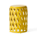 Ensemble de tables d'appoint gigognes Selen Outdoor de 12 et 14 pouces en treillis par Christopher Knight Home
