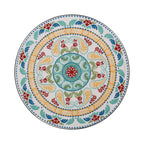 Table d'appoint d'extérieur La Crescenta avec plateau en mosaïque par Christopher Knight Home