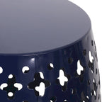 Table d'appoint d'extérieur en métal Colcord de Christopher Knight Home