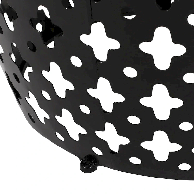 Table d'appoint d'extérieur en métal Colcord de Christopher Knight Home