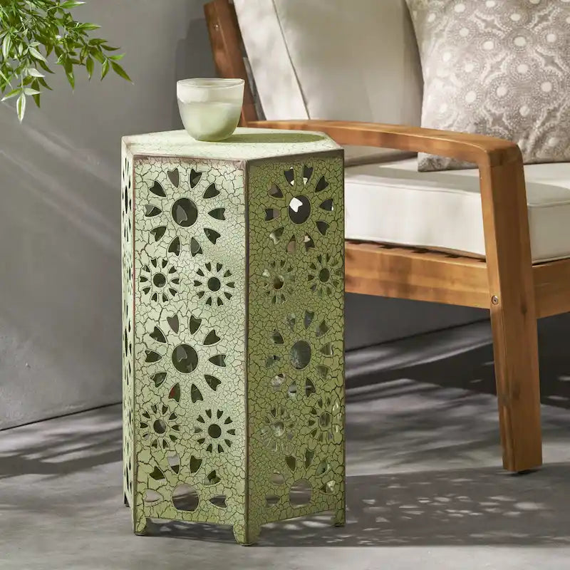 Eliana Outdoor 14-inch Side Table by Christopher Knight Home