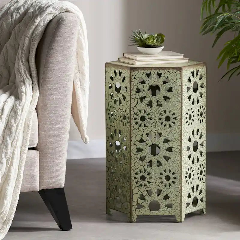 Table d'appoint d'extérieur Eliana de 14 pouces par Christopher Knight Home