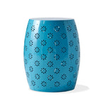 Table d'appoint ronde d'extérieur en fer ajouré Soleil de Christopher Knight Home - 39,4 cm (P) x 39,4 cm (L) x 51,25 cm (H)