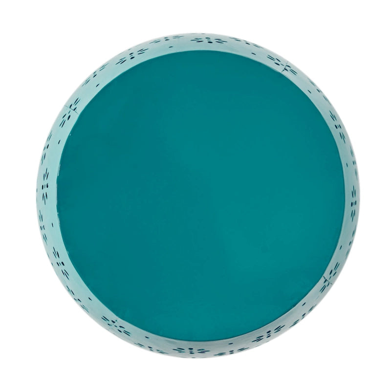 Table d'appoint ronde d'extérieur en fer ajouré Soleil de Christopher Knight Home - 39,4 cm (P) x 39,4 cm (L) x 51,25 cm (H)