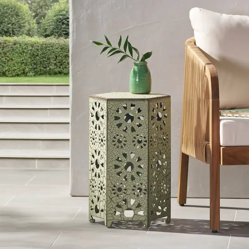 Eliana Outdoor 12-inch Side Table by Christopher Knight Home