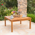 Table basse d'extérieur Perla en bois d'acacia par Christopher Knight Home