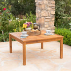 Table basse d'extérieur Perla en bois d'acacia par Christopher Knight Home