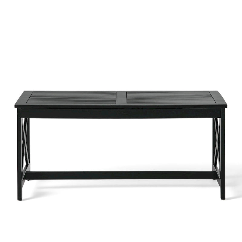 Table Basse Rectangulaire d'Extérieur en Bois Ivan de Christopher Knight Home