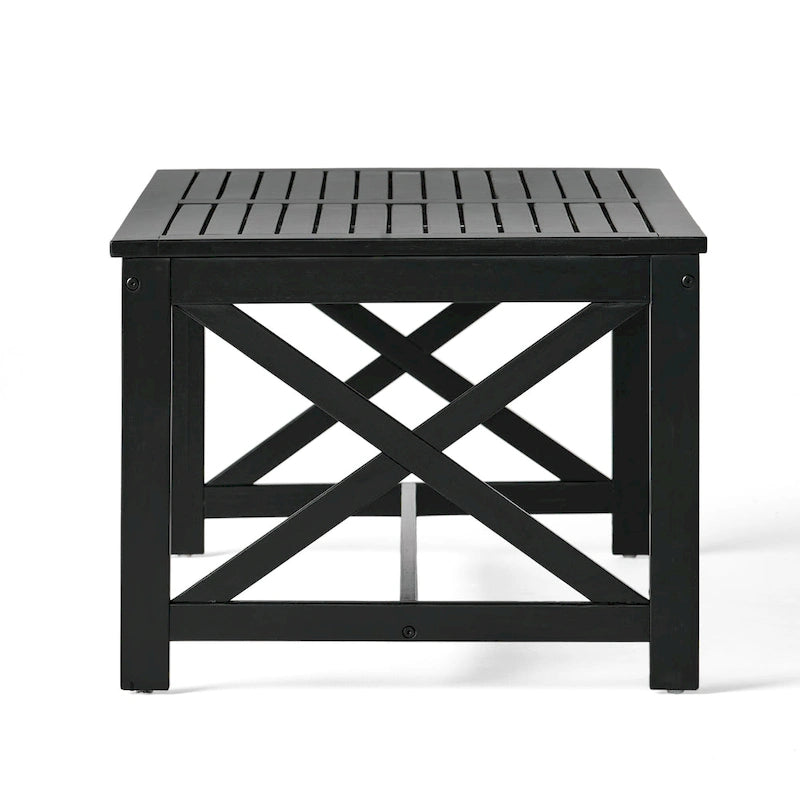 Table Basse Rectangulaire d'Extérieur en Bois Ivan de Christopher Knight Home