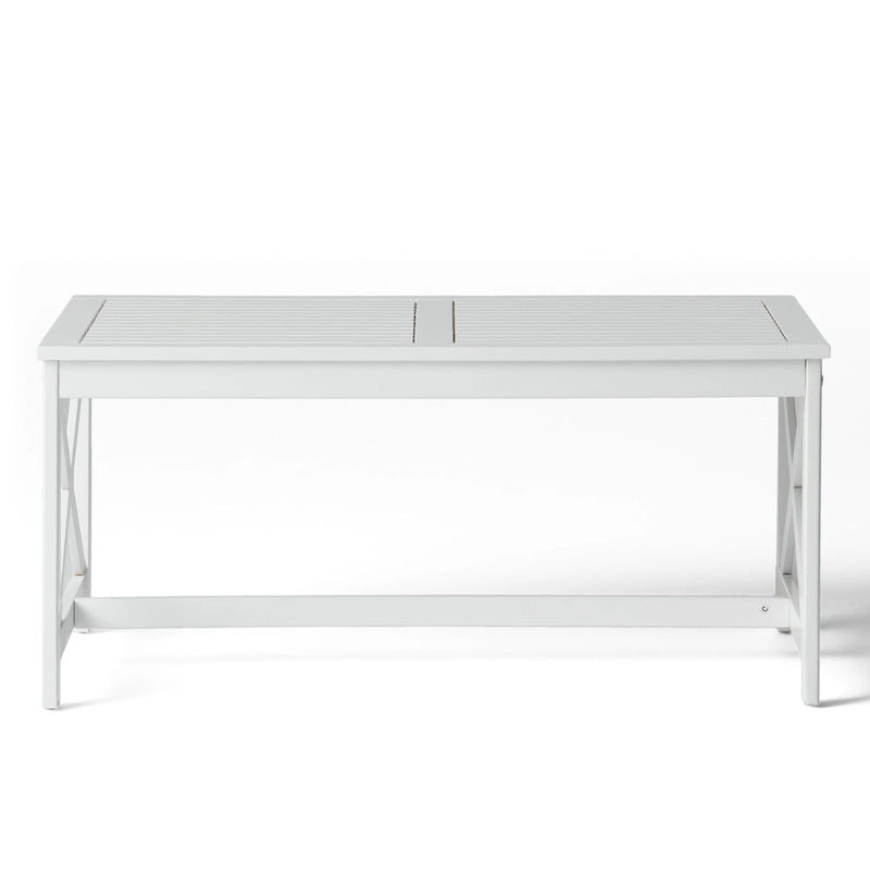 Table Basse Rectangulaire d'Extérieur en Bois Ivan de Christopher Knight Home