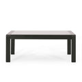 Table basse d'extérieur Maya Bay en aluminium et verre trempé par Christopher Knight Home