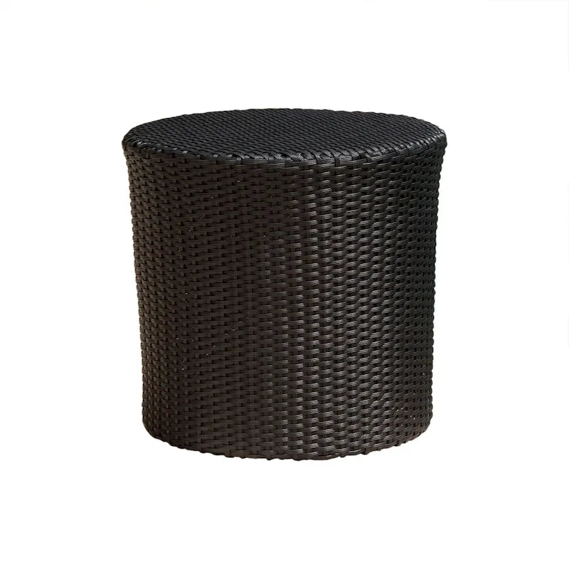 Table d'appoint en osier baril Keaton Christopher Knight Home