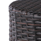 Table d'appoint en osier baril Keaton Christopher Knight Home