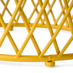 Table d'appoint d'extérieur Alamera Lattice de 19 pouces par Christopher Knight Home - 17,75L x 19,75l x 19,75P