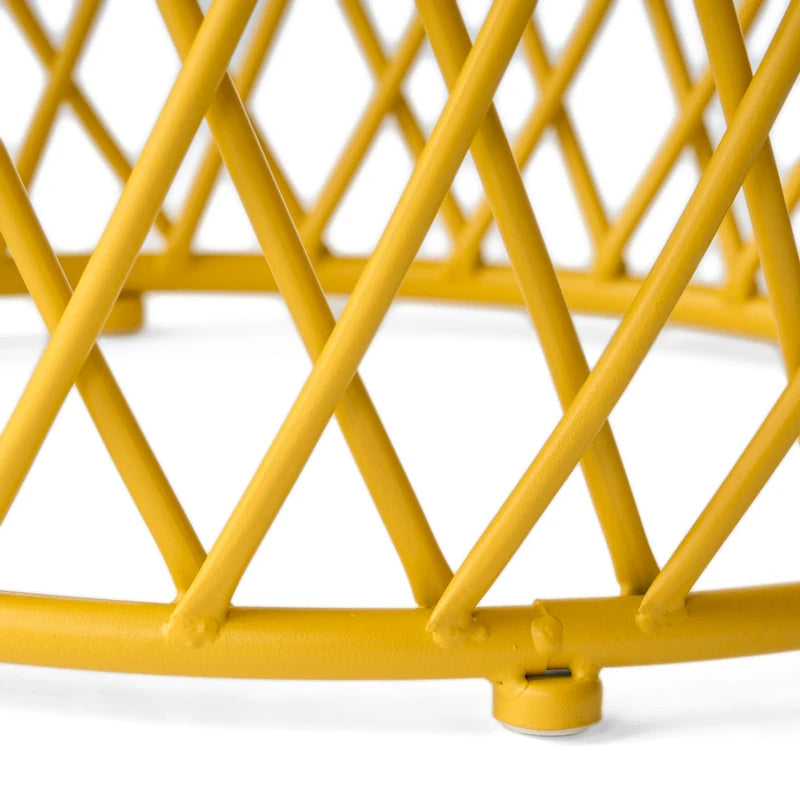 Table d'appoint d'extérieur Alamera Lattice de 19 pouces par Christopher Knight Home - 17,75L x 19,75l x 19,75P
