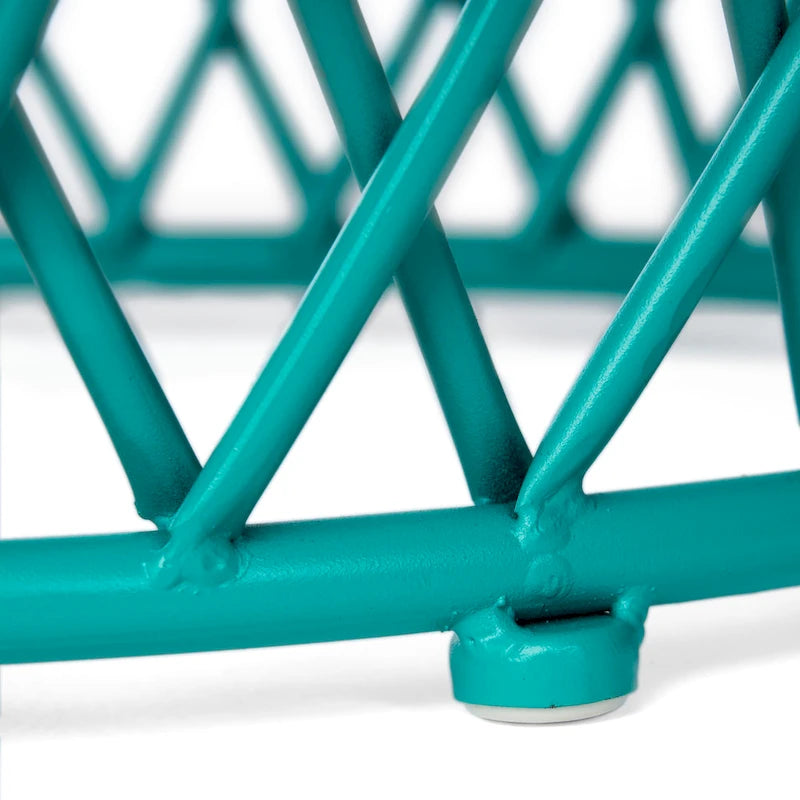 Table d'appoint d'extérieur Alamera Lattice de 19 pouces par Christopher Knight Home - 17,75L x 19,75l x 19,75P