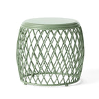 Table d'appoint d'extérieur Alamera Lattice de 19 pouces par Christopher Knight Home - 17,75L x 19,75l x 19,75P