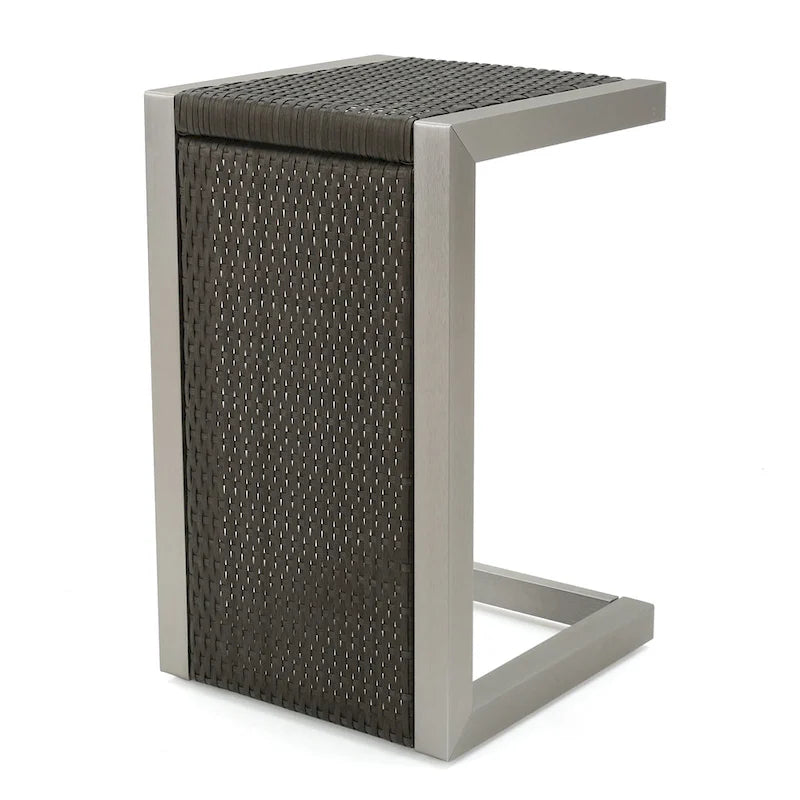 Table d'appoint moderne en C Cape Coral de Christopher Knight Home - 14,50 L x 15,00 P x 24,00 H