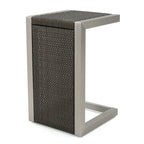 Table d'appoint moderne en C Cape Coral de Christopher Knight Home - 14,50 L x 15,00 P x 24,00 H