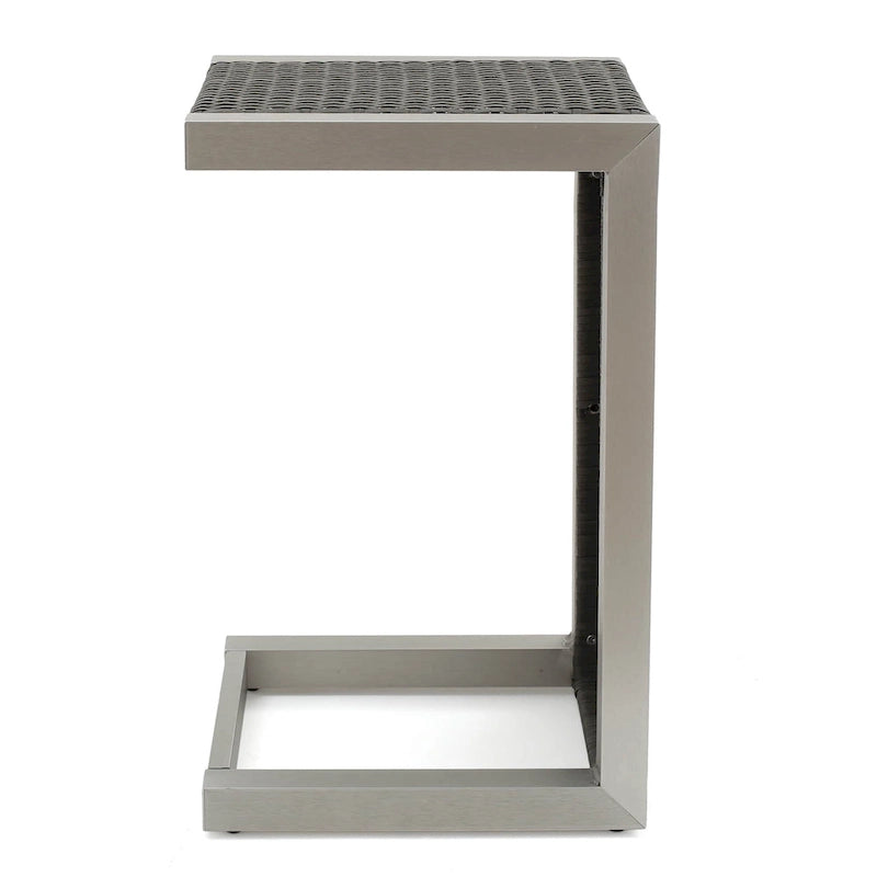 Table d'appoint moderne en C Cape Coral de Christopher Knight Home - 14,50 L x 15,00 P x 24,00 H