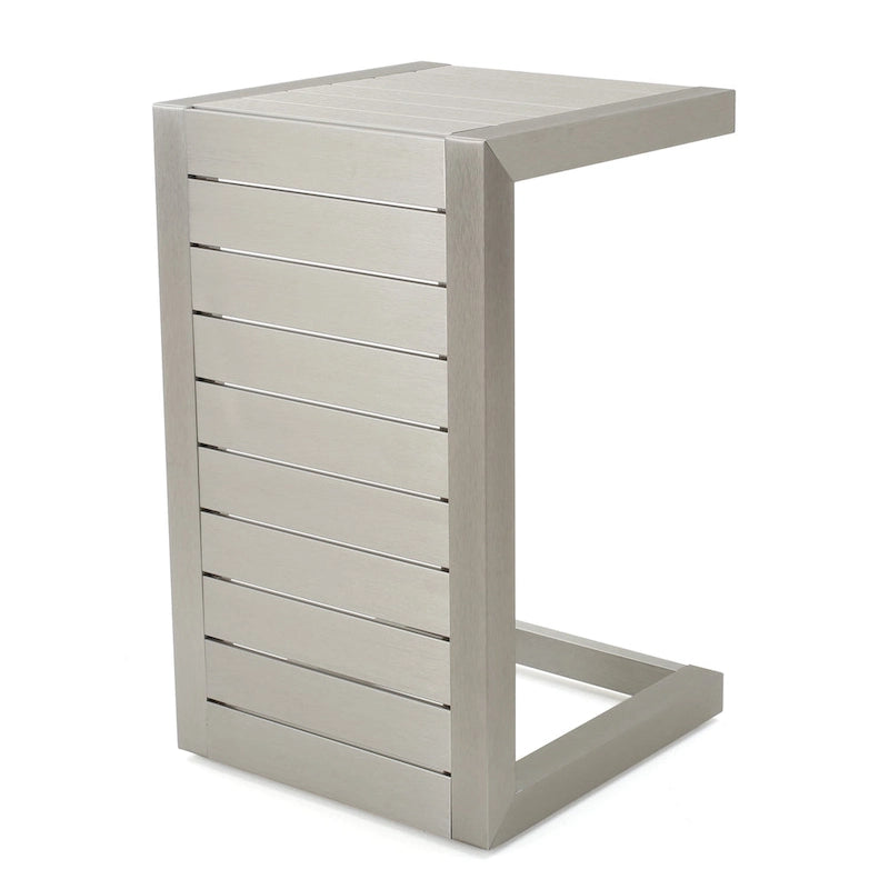Table d'appoint moderne en C Cape Coral de Christopher Knight Home - 14,50 L x 15,00 P x 24,00 H