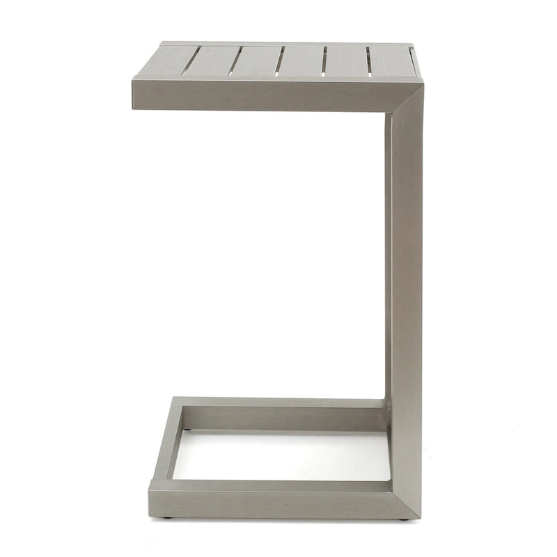 Table d'appoint moderne en C Cape Coral de Christopher Knight Home - 14,50 L x 15,00 P x 24,00 H