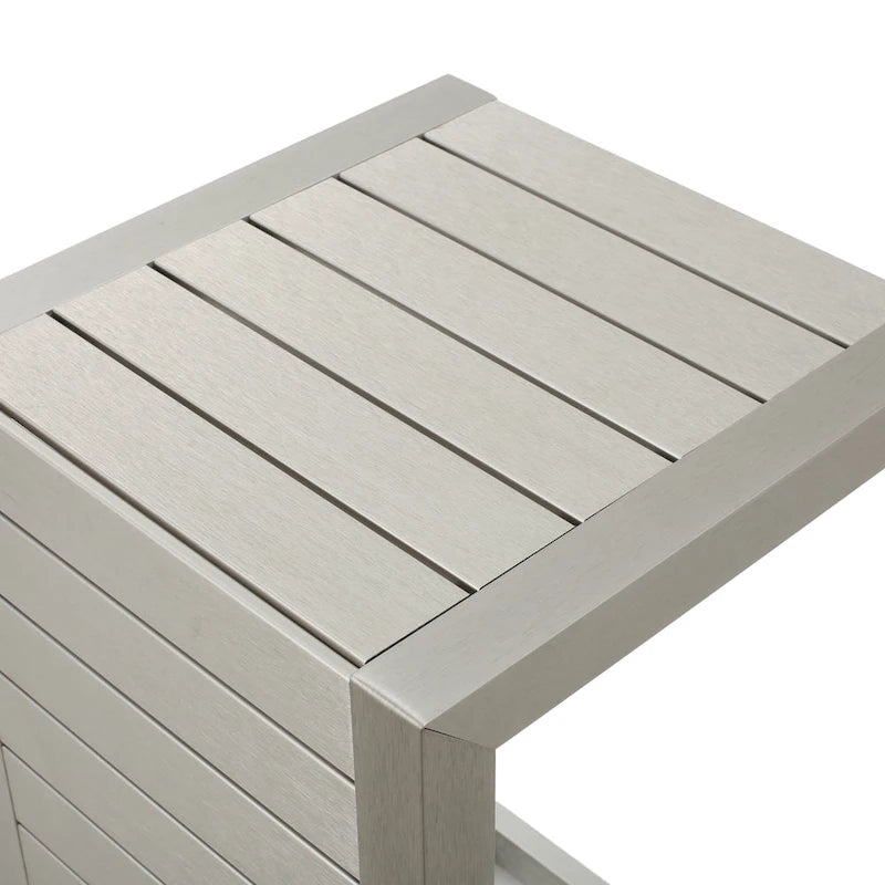 Table d'appoint moderne en C Cape Coral de Christopher Knight Home - 14,50 L x 15,00 P x 24,00 H