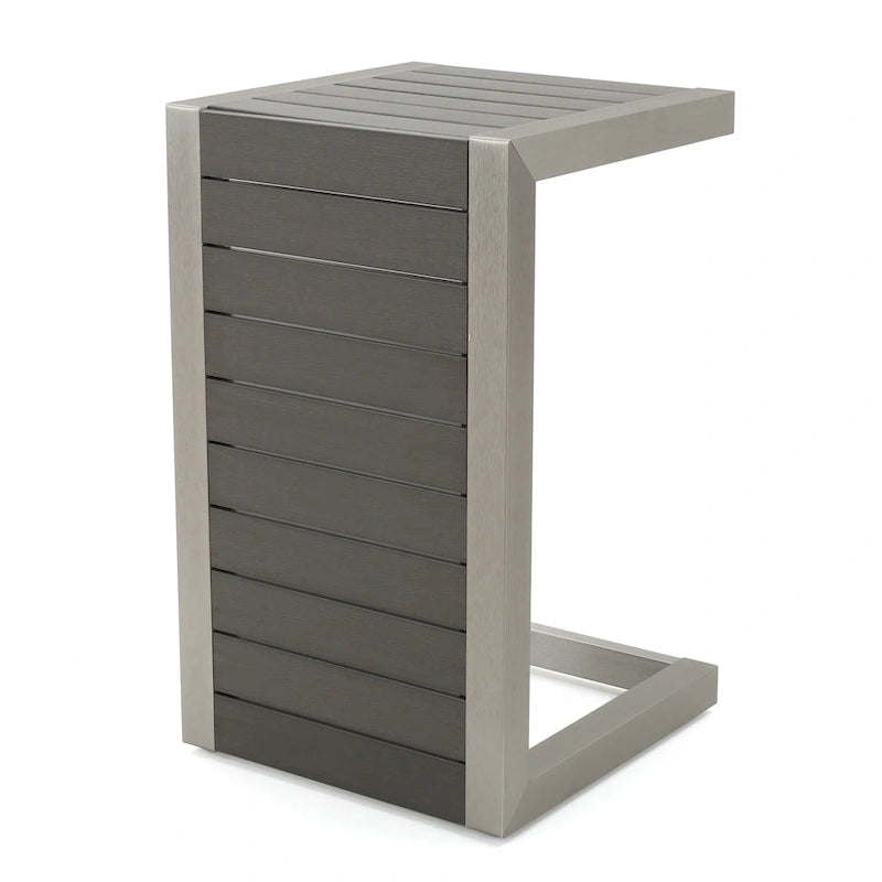 Table d'appoint moderne en C Cape Coral de Christopher Knight Home - 14,50 L x 15,00 P x 24,00 H