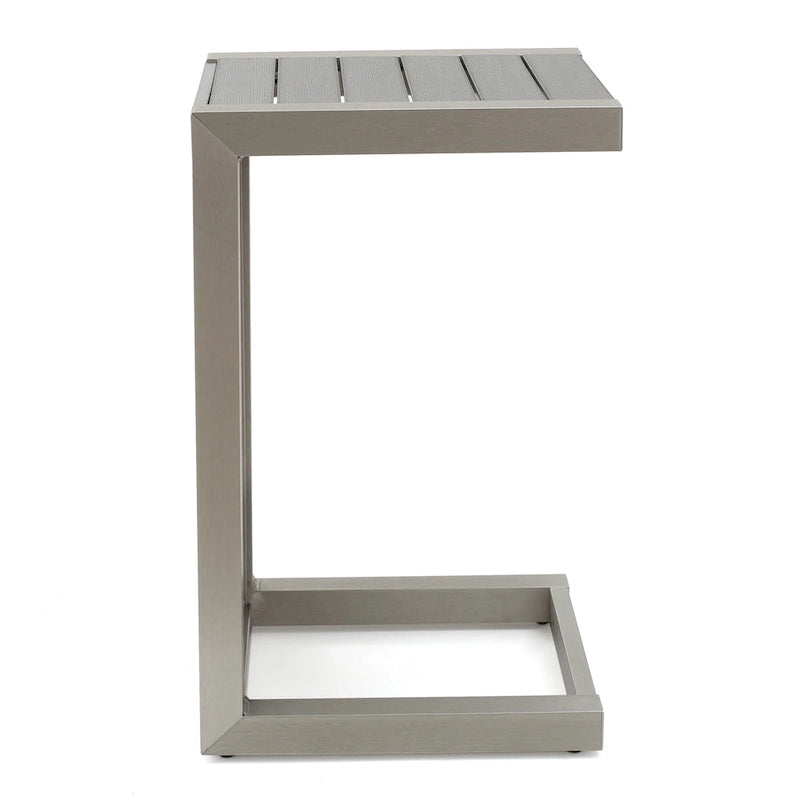 Table d'appoint moderne en C Cape Coral de Christopher Knight Home - 14,50 L x 15,00 P x 24,00 H