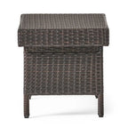 Table pliante réglable en osier marron Salem de Christopher Knight Home pour l'extérieur - 16,00 L x 24,00 l x 15,75 H