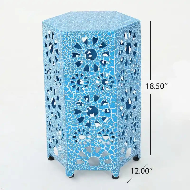 Tables d'appoint gigognes Eliana d'extérieur de 30 et 35 cm par Christopher Knight Home