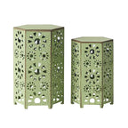 Tables d'appoint gigognes Eliana d'extérieur de 30 et 35 cm par Christopher Knight Home