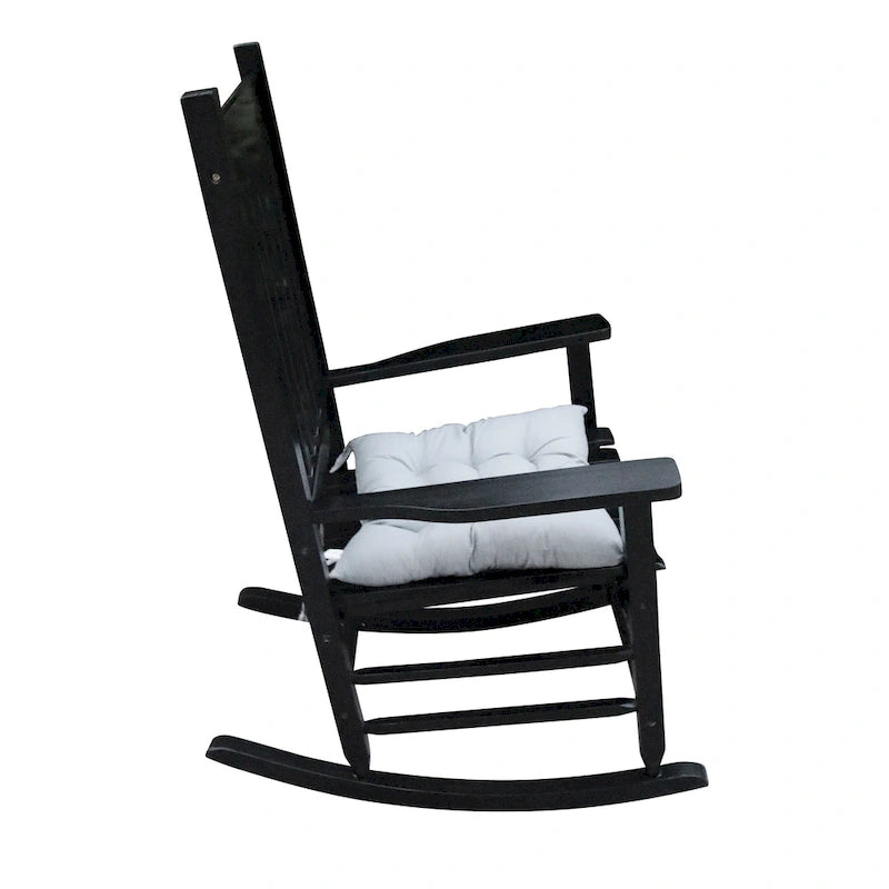 Fauteuil à bascule en bois pour véranda