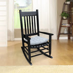 Fauteuil à bascule en bois pour véranda