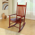 Fauteuil à bascule en bois pour véranda